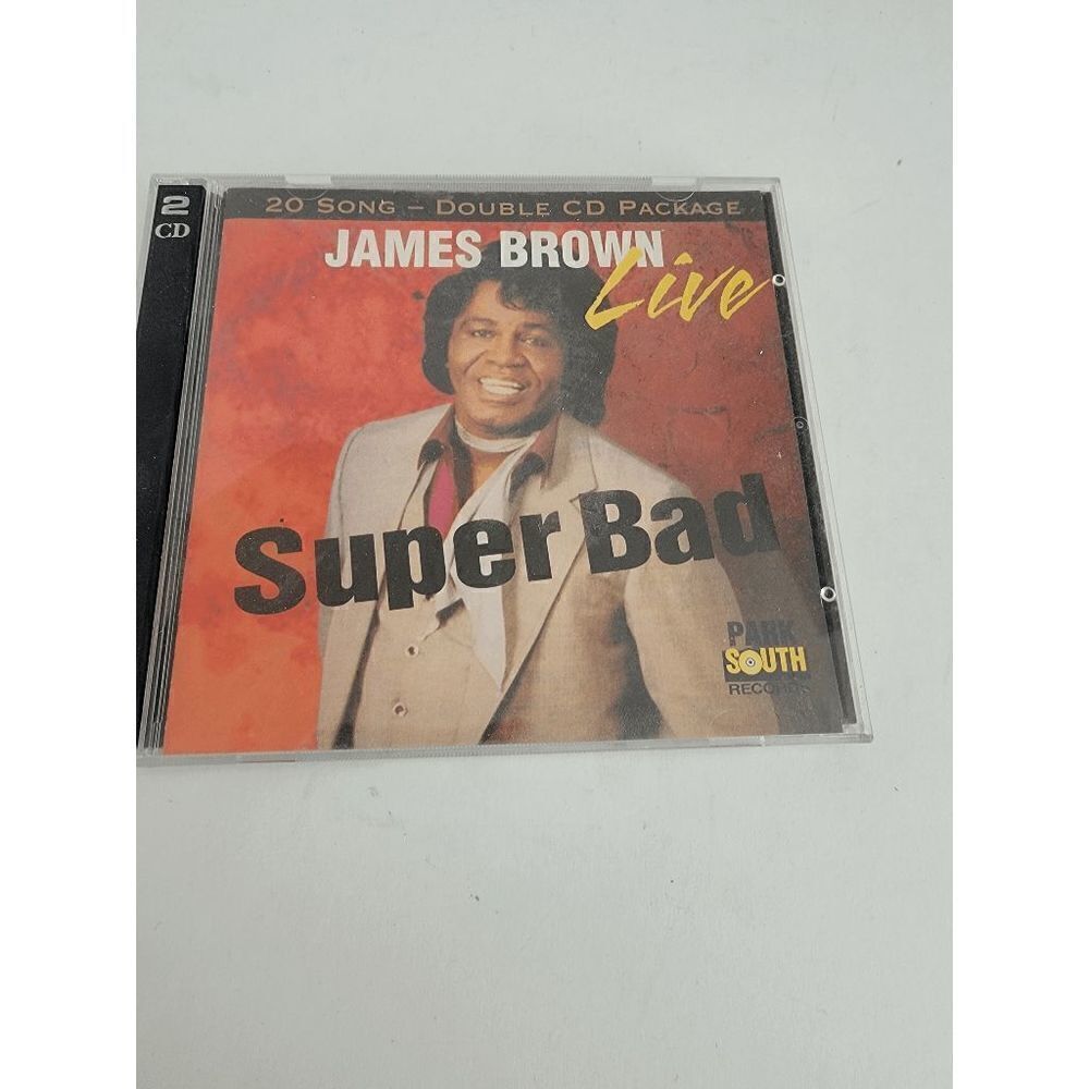 Park South Records James Brown Super Bad Live Double CD Package